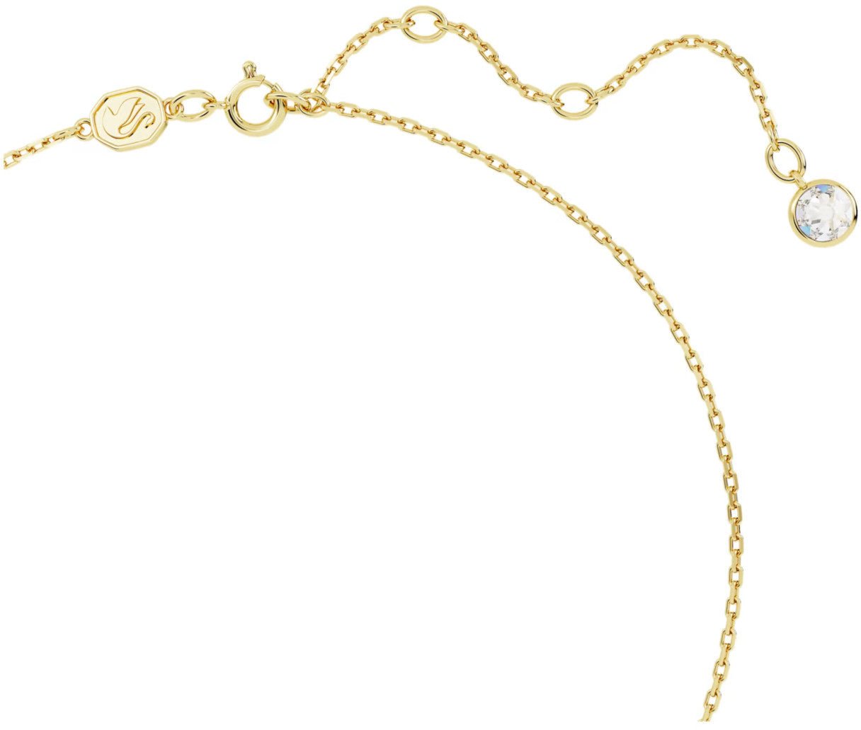 Swarovski Stilla - Ketting - Groen Goud