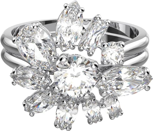Swarovski Gema - Ring - Zilver Zilver