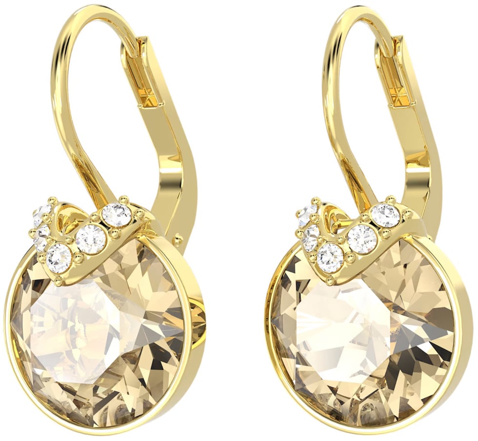 Swarovski Bella Oorbellen met Kristal Goud