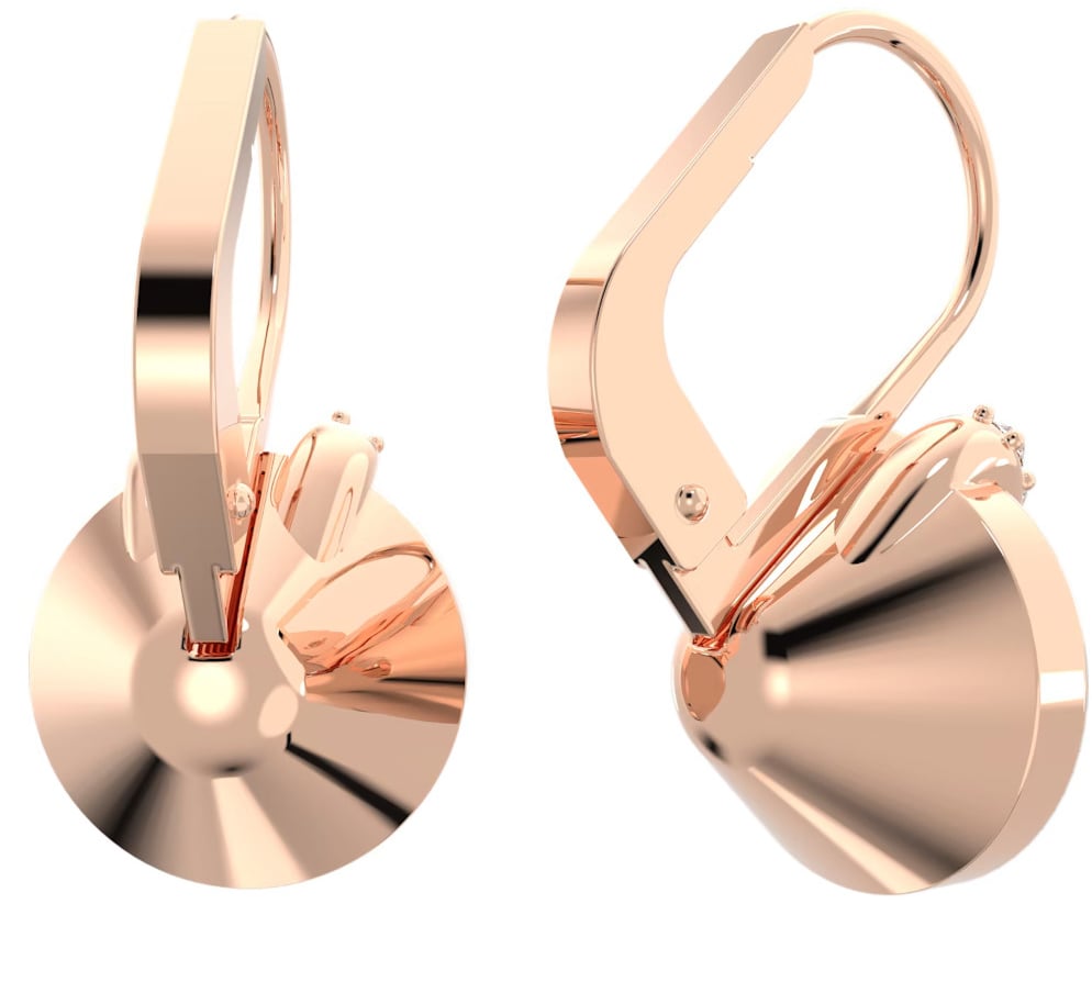 Swarovski Bella Oorbellen met Kristal Roze