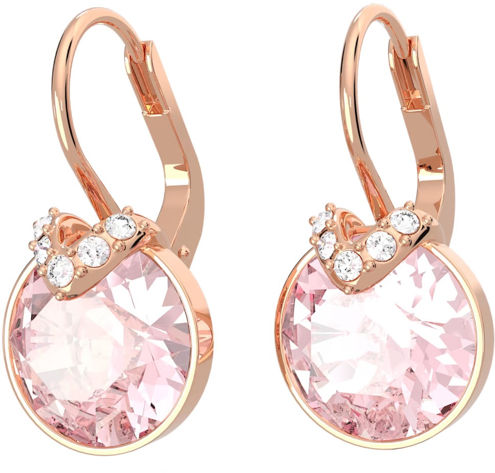 Swarovski Bella Oorbellen met Kristal Roze