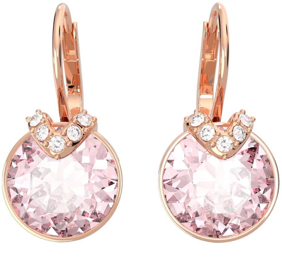 Swarovski Bella Oorbellen met Kristal Roze