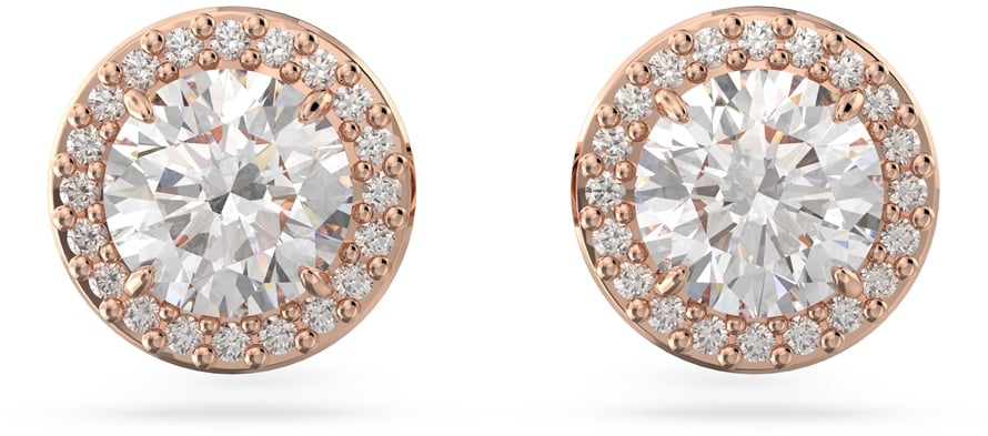 Swarovski Constella Oorknoppen met Kristal Roze