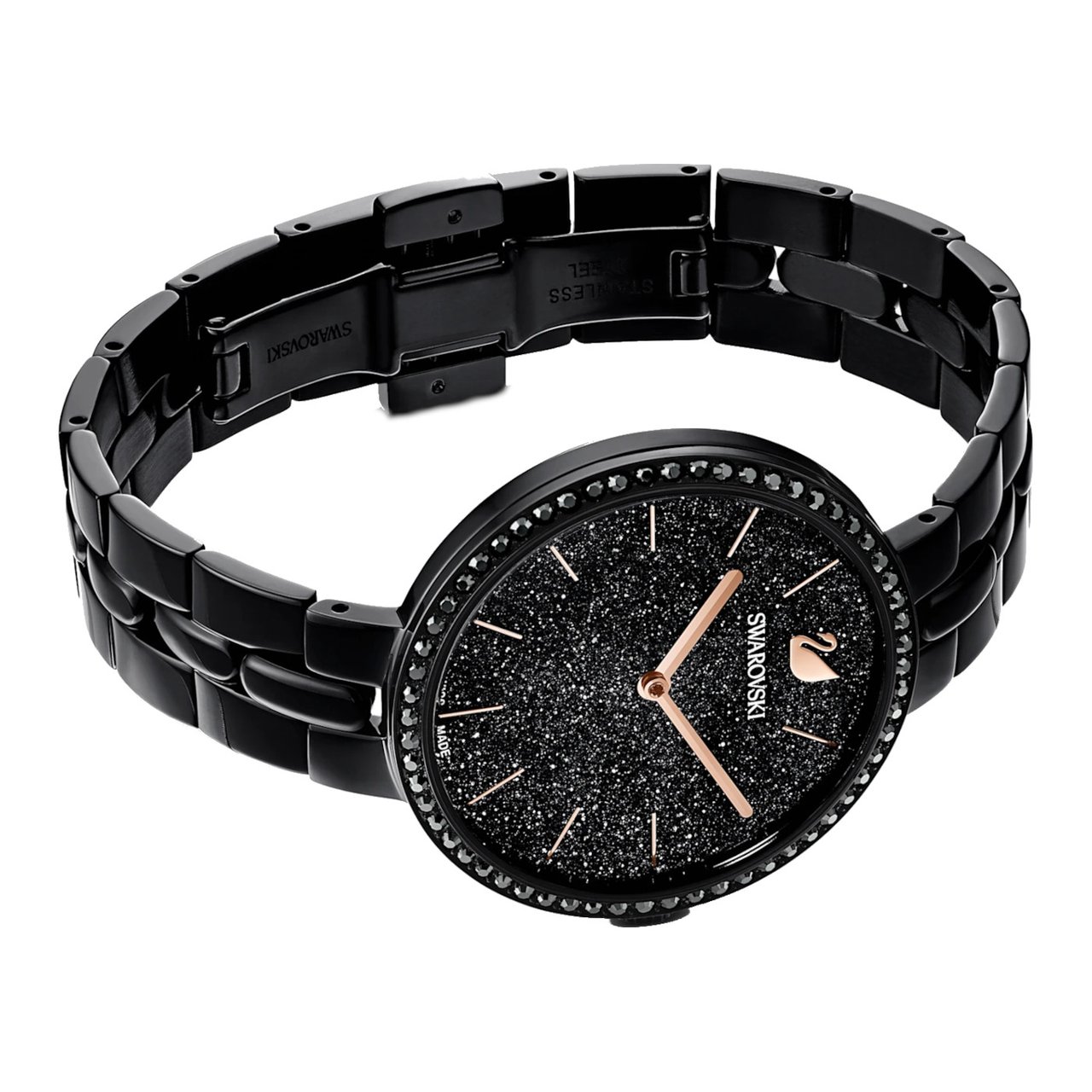 Swarovski Cosmopolitan Horloge Zwart