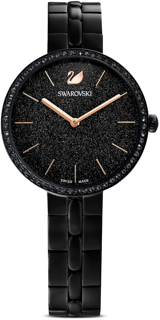 Swarovski Cosmopolitan Horloge Zwart