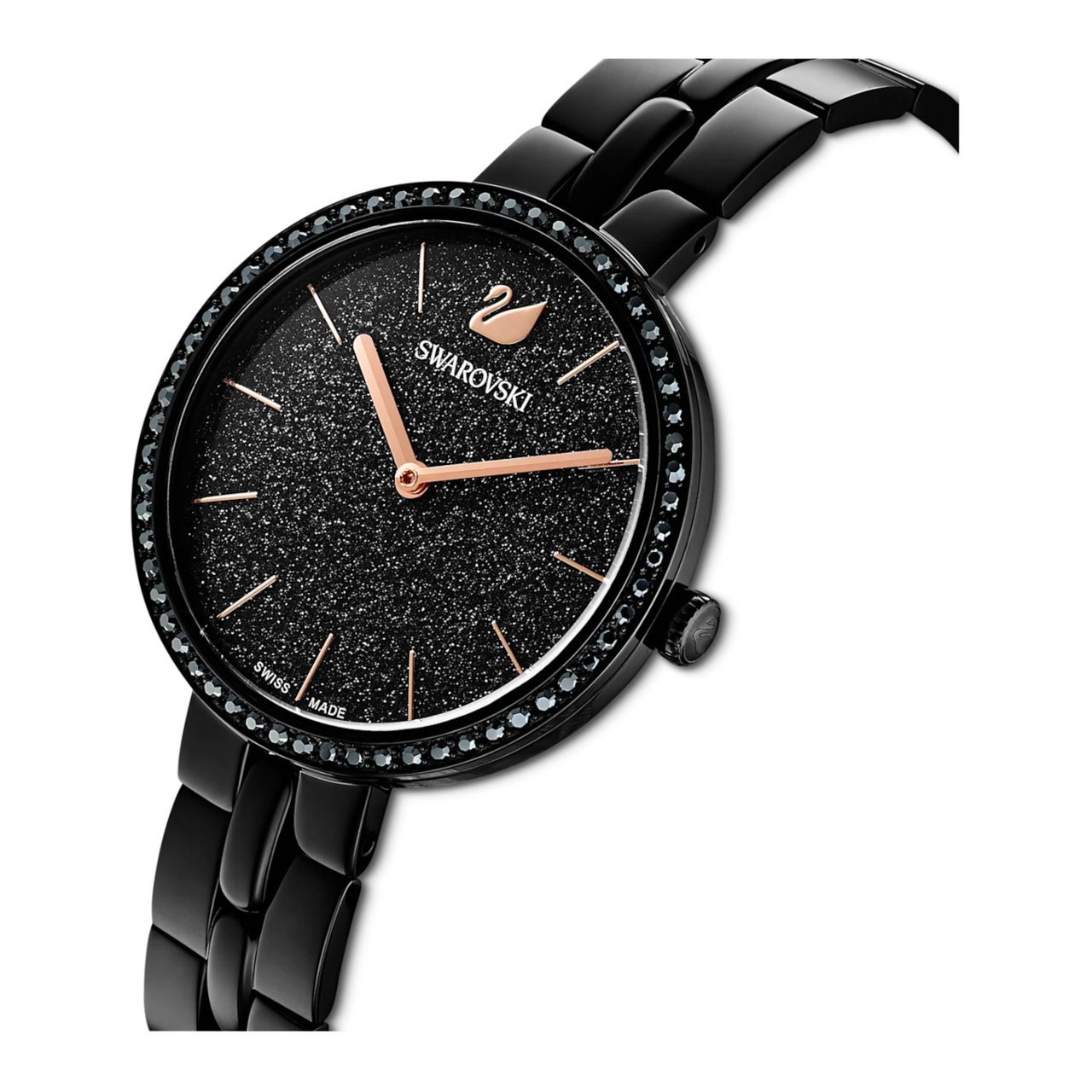 Swarovski Cosmopolitan Horloge Zwart