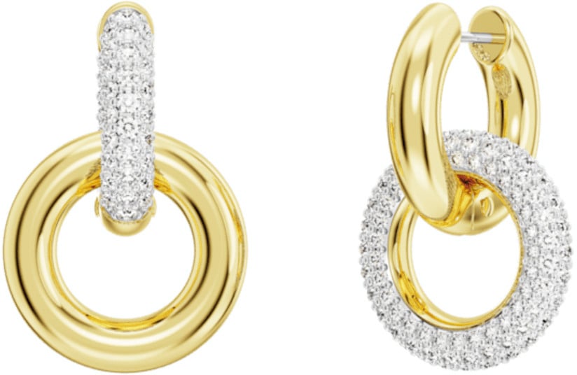 Swarovski Dextera Oorbellen met Kristal Goud