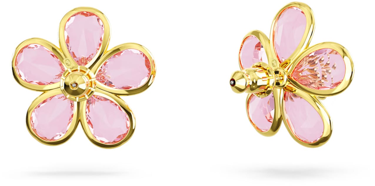 Swarovski Florere Oorbellen met Kristal Goud