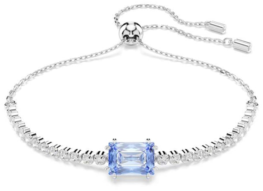 Swarovski Matrix Armband met Kristal Zilver
