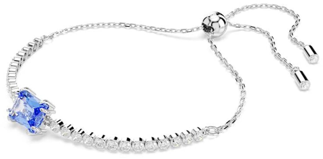 Swarovski Matrix Armband met Kristal Zilver