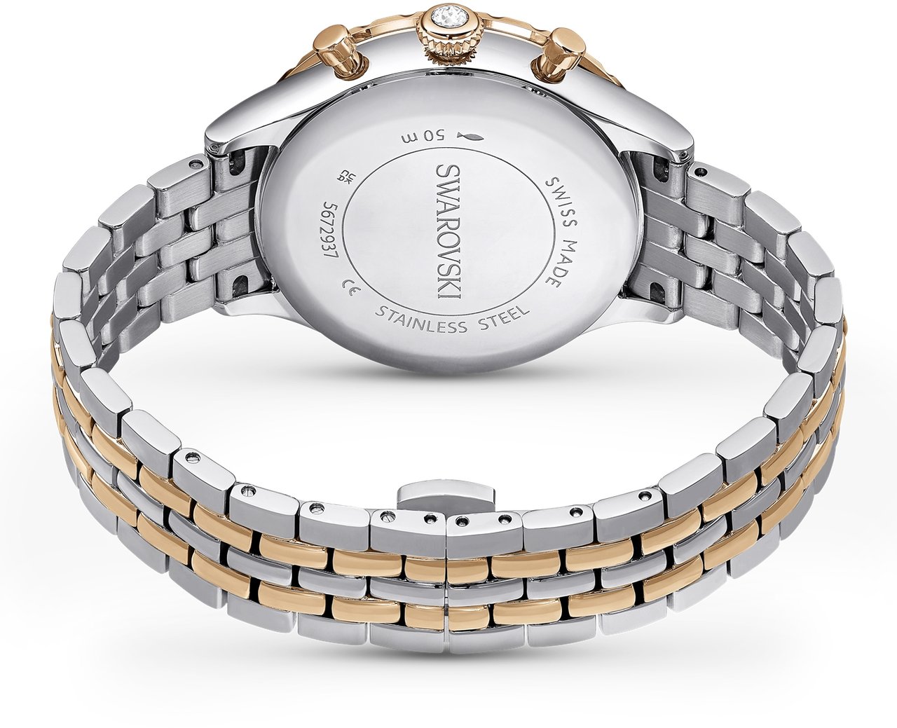 Swarovski Octea Chrono Horloge Zilver