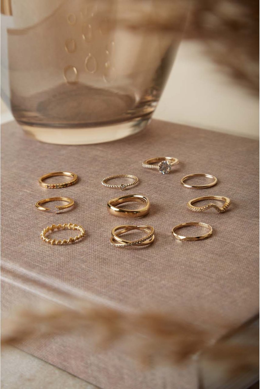 Swarovski Constella Ring met Kristal Goud