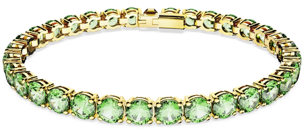 Swarovski Matrix Armband met Kristal Goud