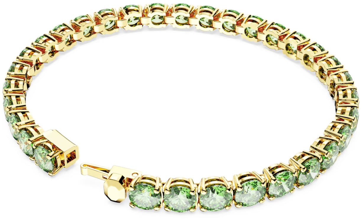 Swarovski Matrix Armband met Kristal Goud