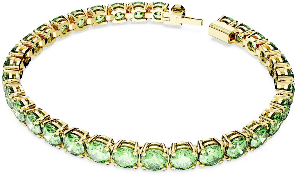 Swarovski Matrix Armband met Kristal Goud