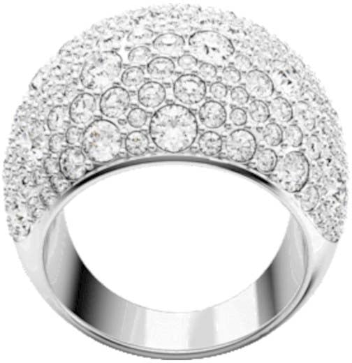 Swarovski Luna Ring met Kristal Zilver