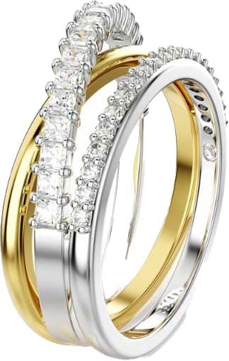 Swarovski Hyperbola Ring met Kristal Divers