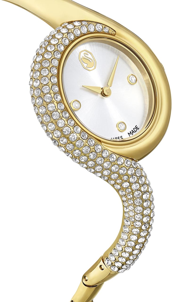 Swarovski - Horloge - Wit Goud