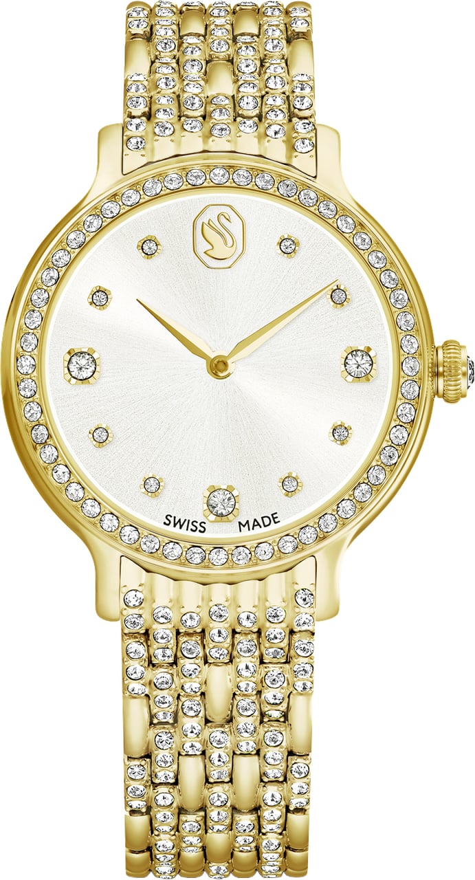 Swarovski - Horloge - Wit Goud