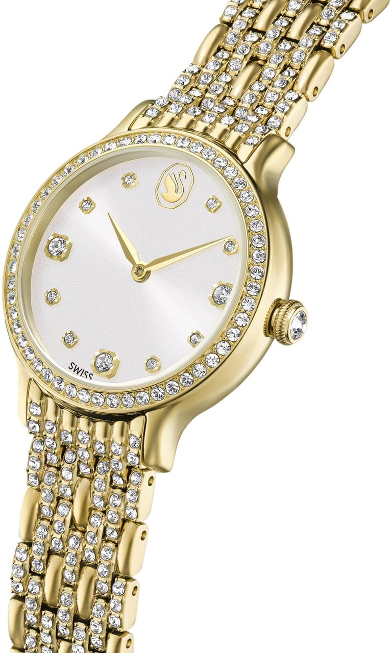 Swarovski - Horloge - Wit Goud