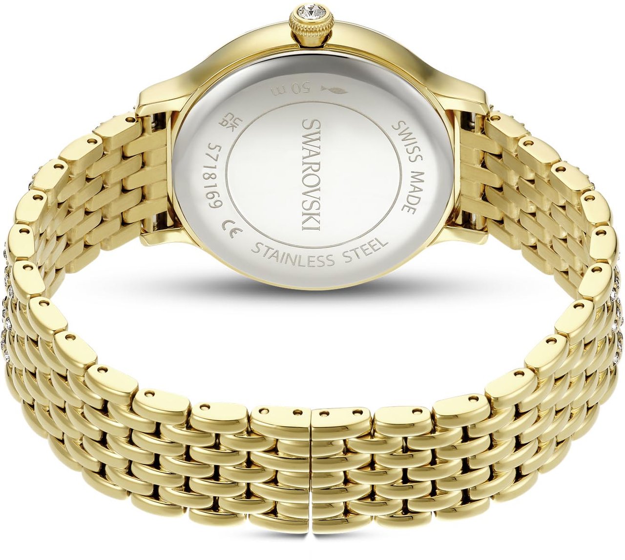 Swarovski - Horloge - Wit Goud