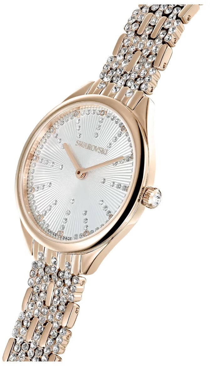 Swarovski Attract - Horloge - Lichtgrijs Goud