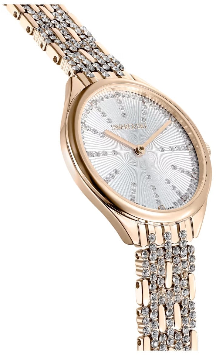 Swarovski Attract - Horloge - Lichtgrijs Goud