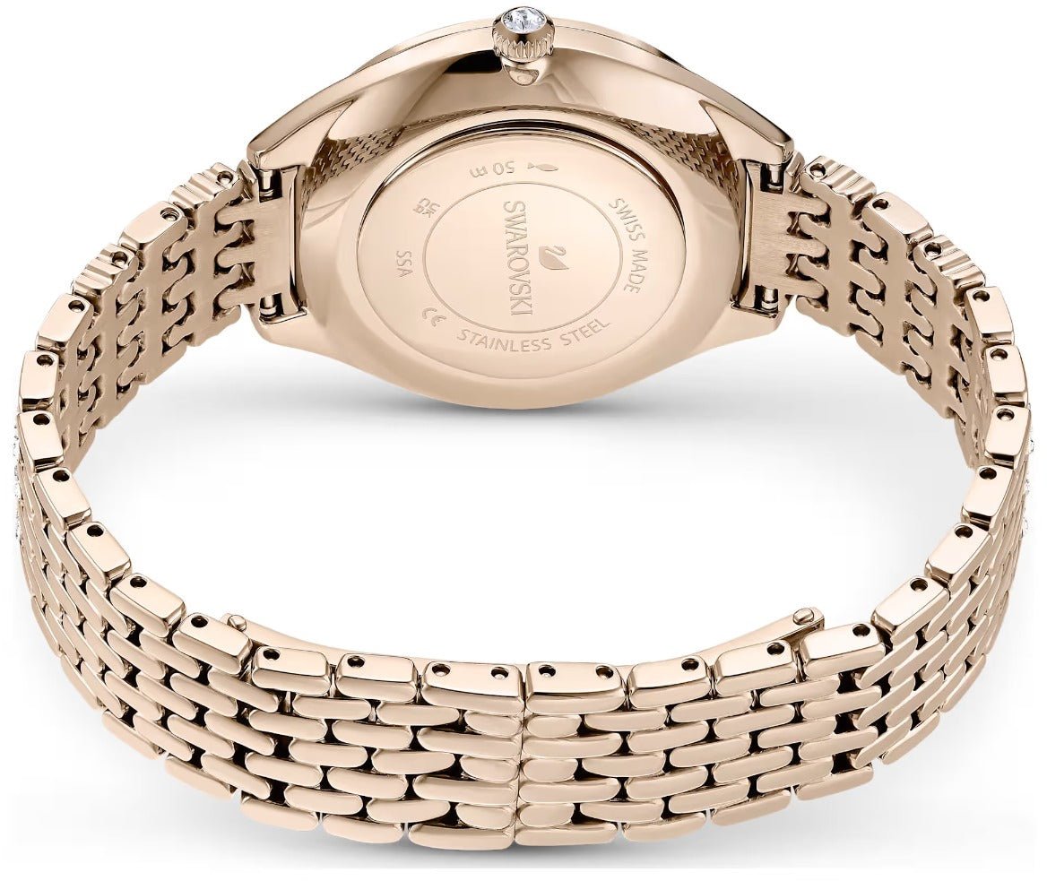 Swarovski Attract - Horloge - Lichtgrijs Goud