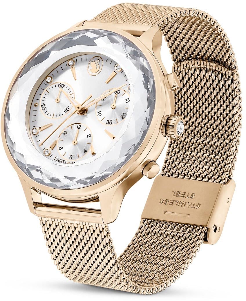 Swarovski - Horloge - Wit Goud