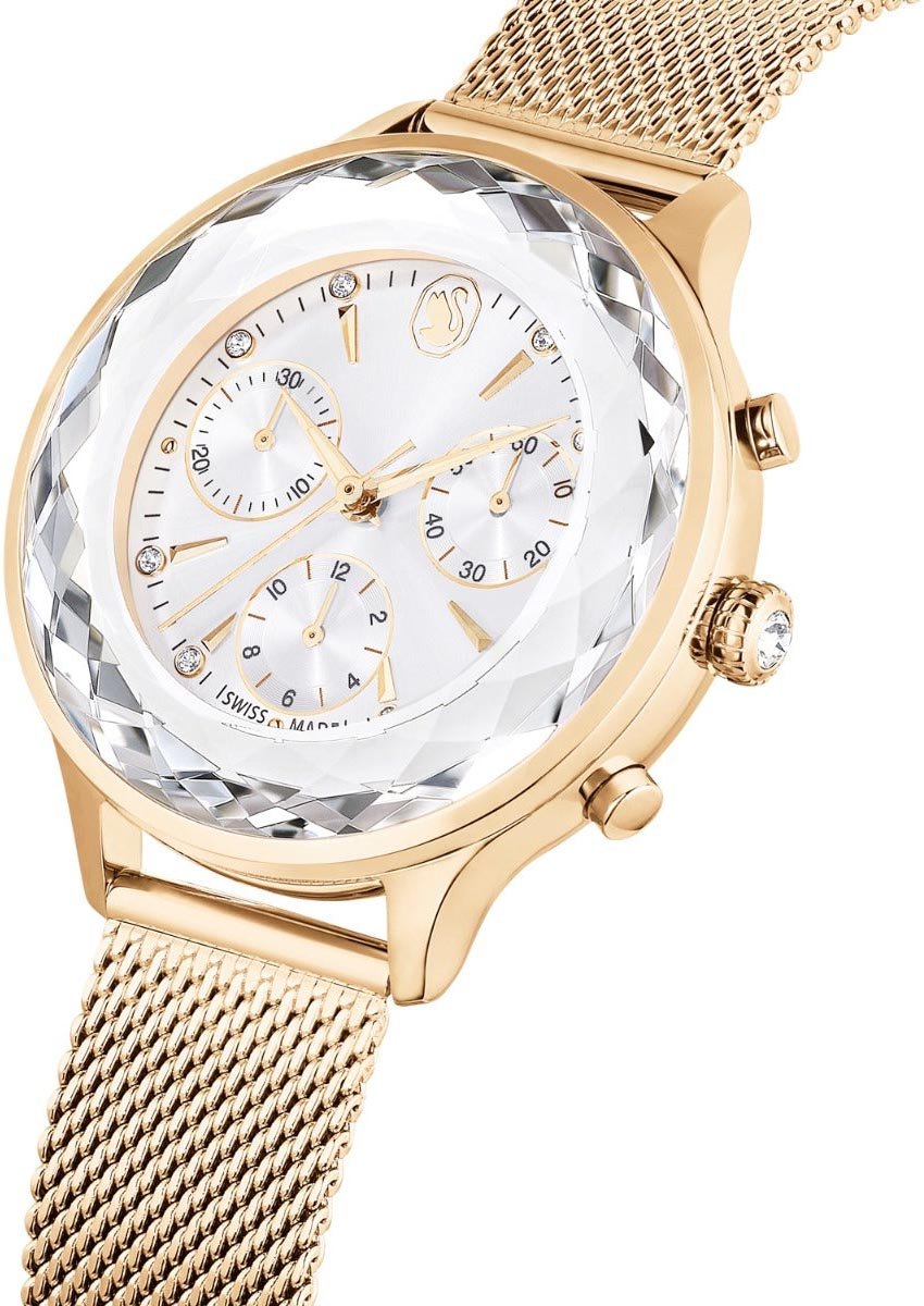 Swarovski - Horloge - Wit Goud