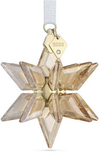 Swarovski Swarovski Ornament 5653577 Annual Edition Festive 3D 2023 Goud
