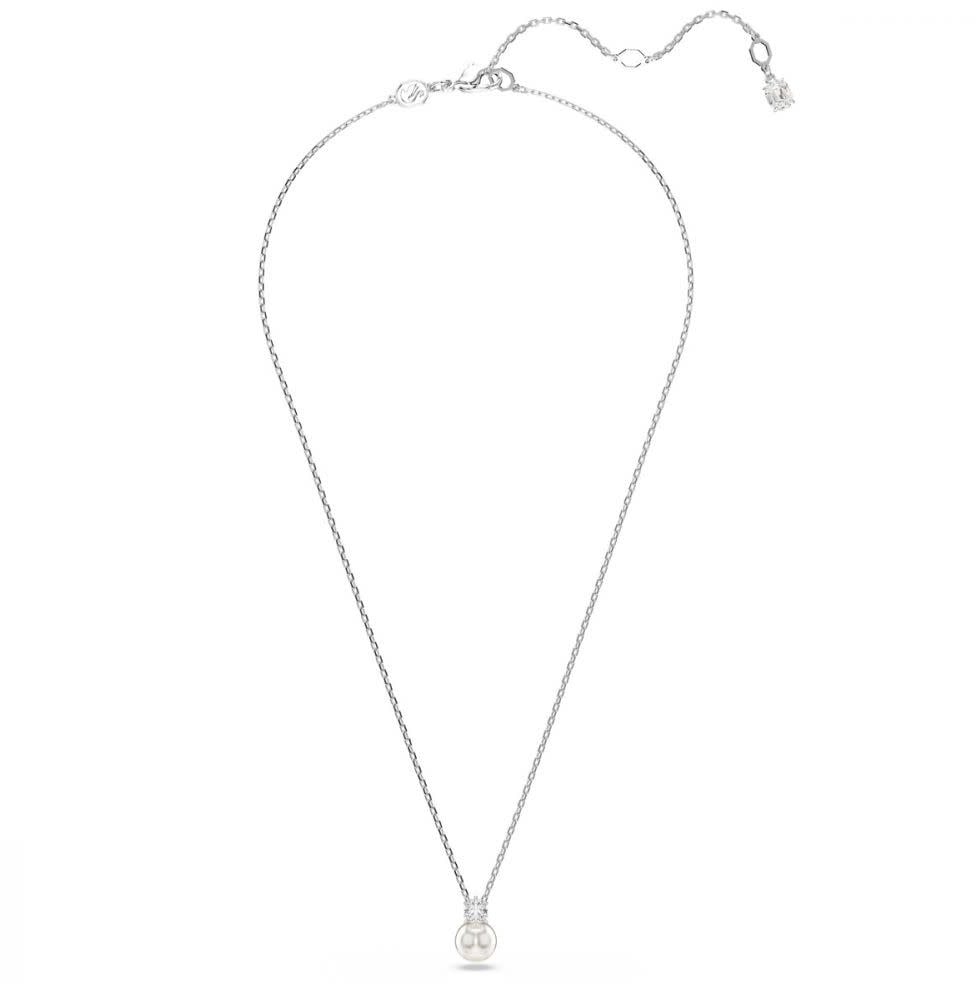 Swarovski Swarovski Collier 5693897 Matrix met Parel 38-45cm Zilver