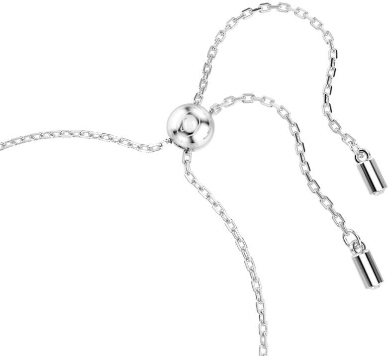 Swarovski Swarovski Armband 5732272 Una Zilverkleurig Witte Stenen 24cm Zilver