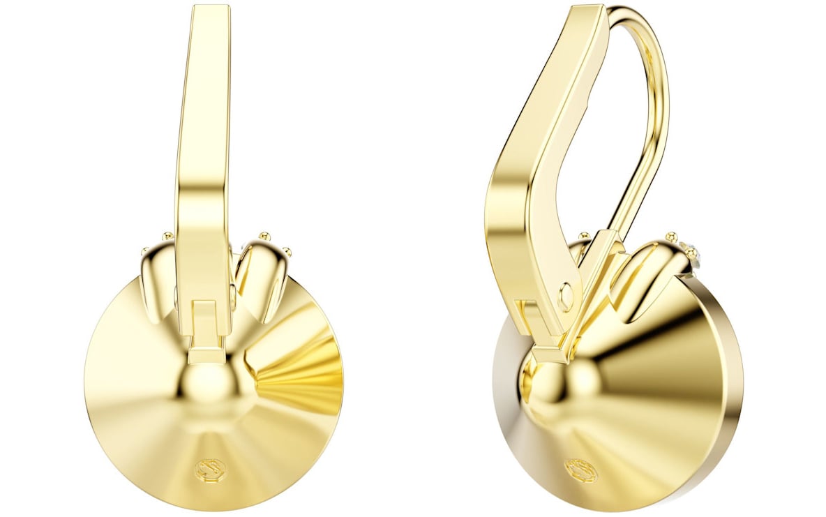 Swarovski Swarovski Oorbellen 5735389 Bella Goudkleurige Plating met Groene Steen Donkergroen