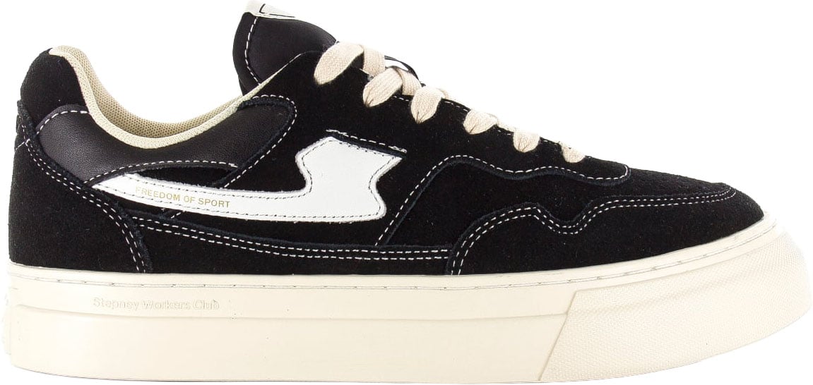 S.W.C Stepney Workers Club S.W.C - Pearl S-Strike Suede zwart Zwart