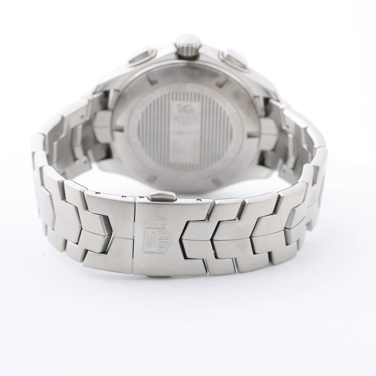 Tag Heuer TAG Heuer Link Calibre S CAT7010 RZP4293 SS AT Black Dial Watch Zwart