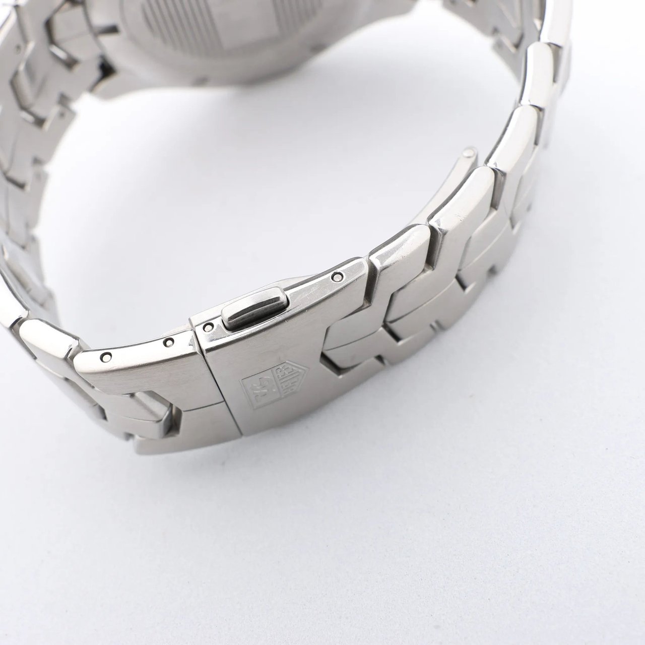 Tag Heuer TAG Heuer Link Calibre S CAT7010 RZP4293 SS AT Black Dial Watch Zwart