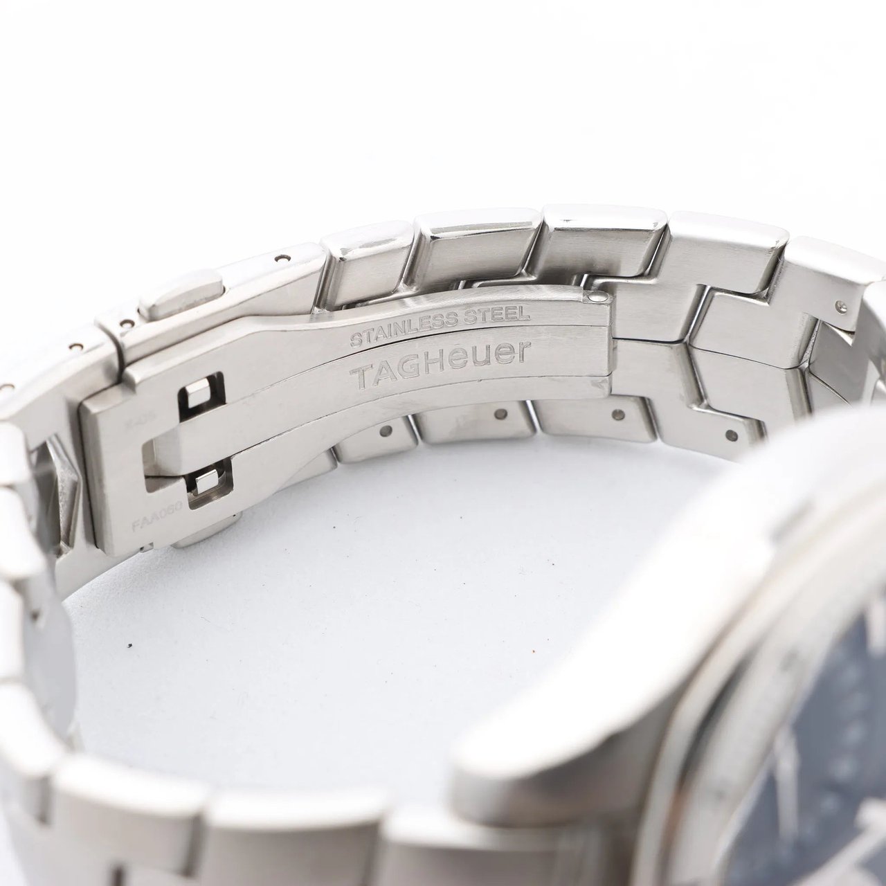 Tag Heuer TAG Heuer Link Calibre S CAT7010 RZP4293 SS AT Black Dial Watch Zwart