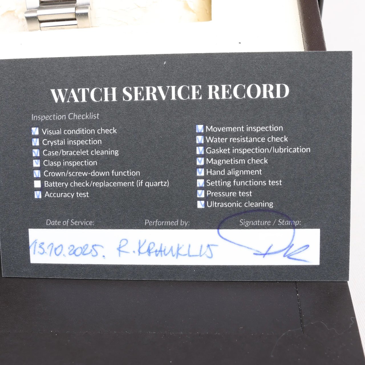 Tag Heuer TAG Heuer Grand Carrera WAV511A.BA0900 SS AT Black Dial Watch Zwart