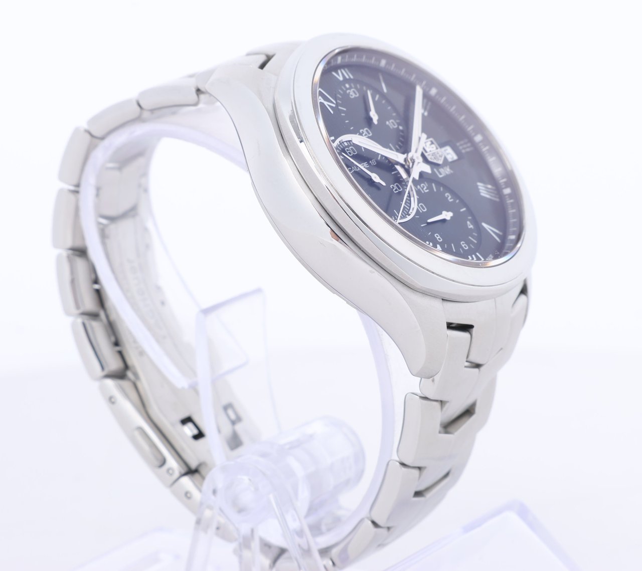 Tag Heuer TAG Heuer Link Calibre 16 CAT2012 RAV0551 SS AT Black Dial Watch Zwart