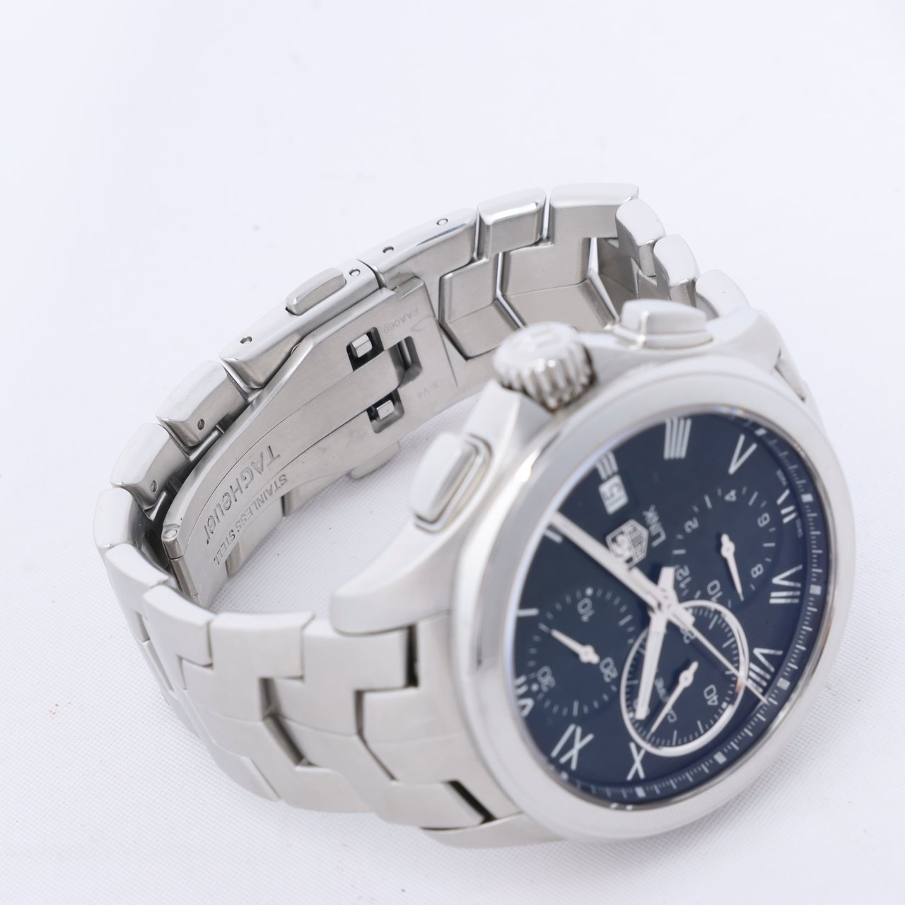 Tag Heuer TAG Heuer Link Calibre 16 CAT2012 RAV0551 SS AT Black Dial Watch Zwart