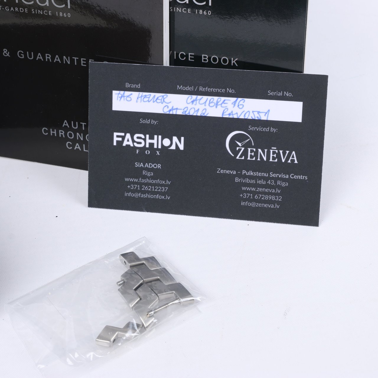 Tag Heuer TAG Heuer Link Calibre 16 CAT2012 RAV0551 SS AT Black Dial Watch Zwart