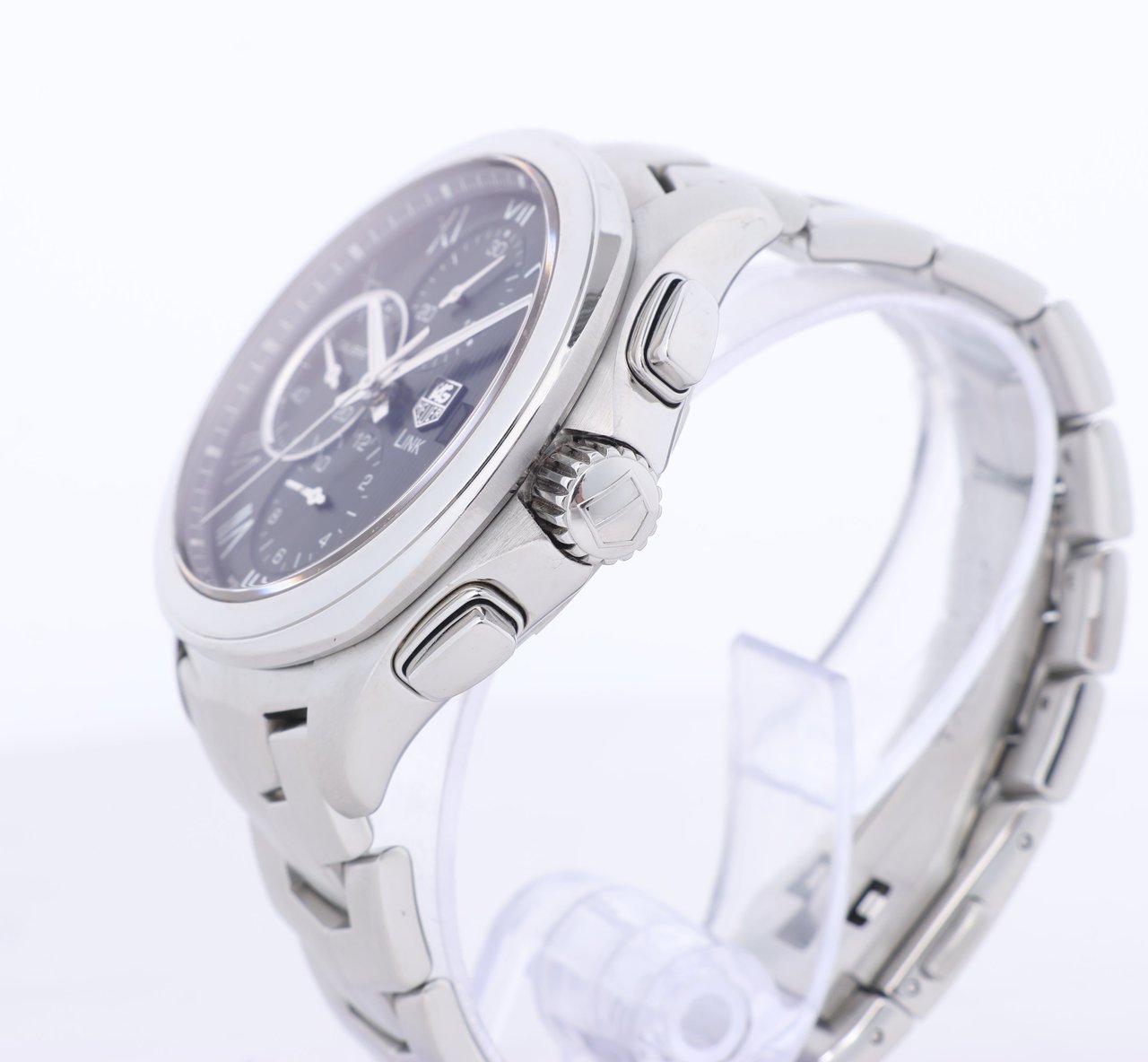 Tag Heuer TAG Heuer Link Calibre 16 CAT2012 RAV0551 SS AT Black Dial Watch Zwart