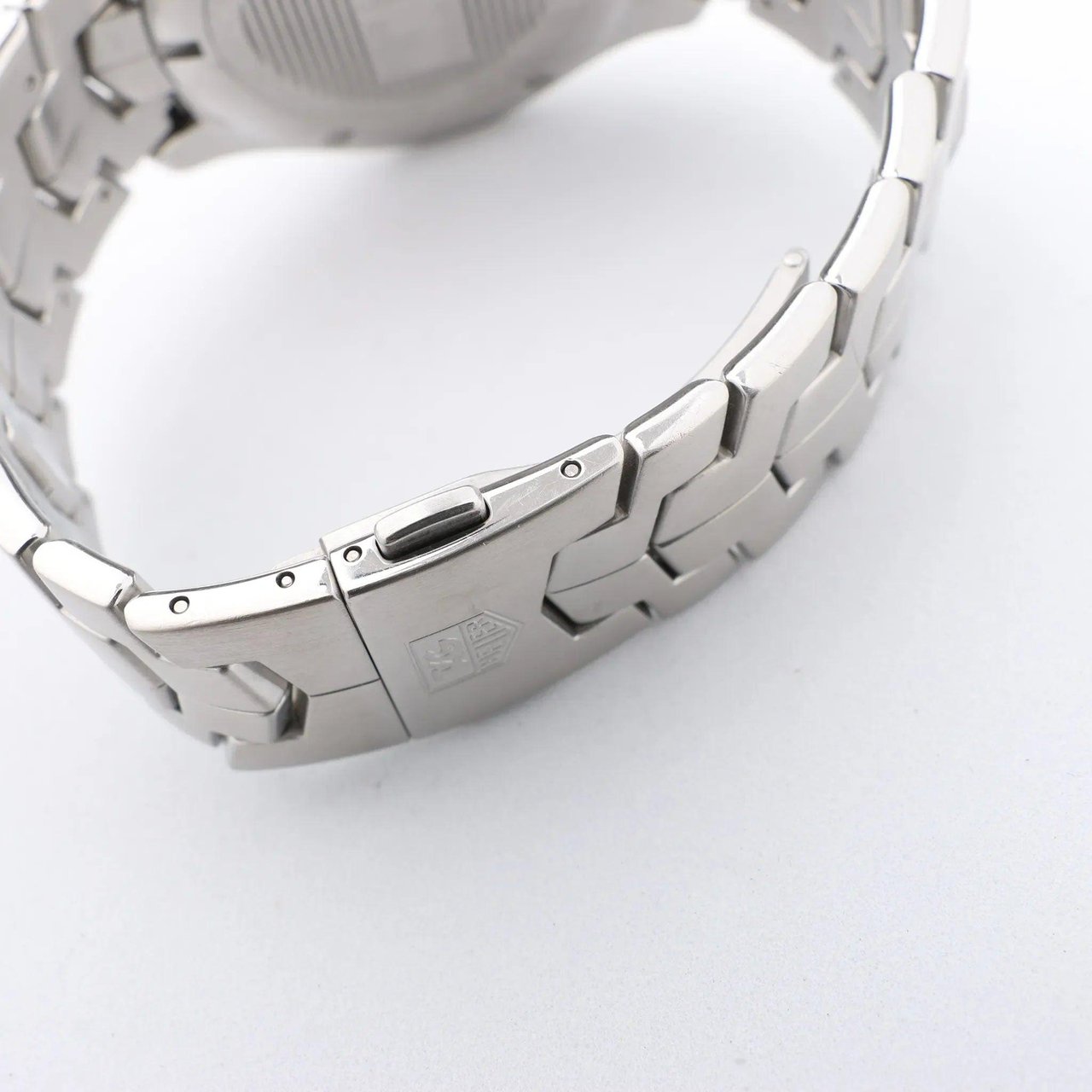 Tag Heuer TAG Heuer Link Calibre S CAT7010 RZP4293 SS AT Black Dial Watch Zwart