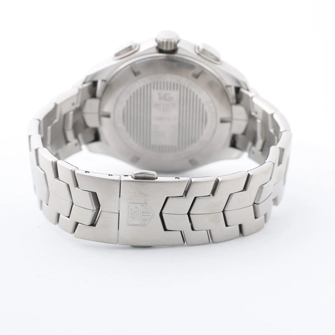 Tag Heuer TAG Heuer Link Calibre S CAT7010 RZP4293 SS AT Black Dial Watch Zwart