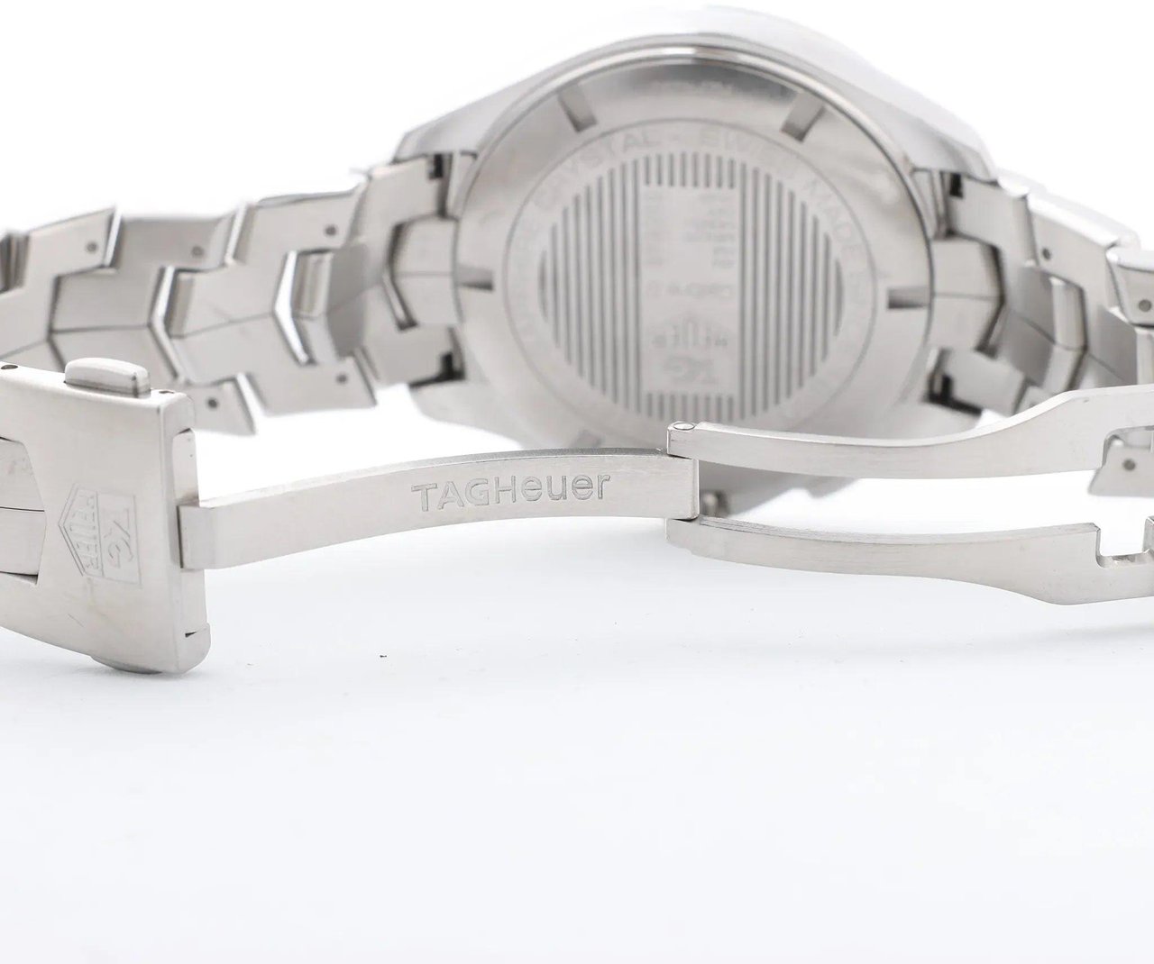 Tag Heuer TAG Heuer Link Calibre S CAT7010 RZP4293 SS AT Black Dial Watch Zwart