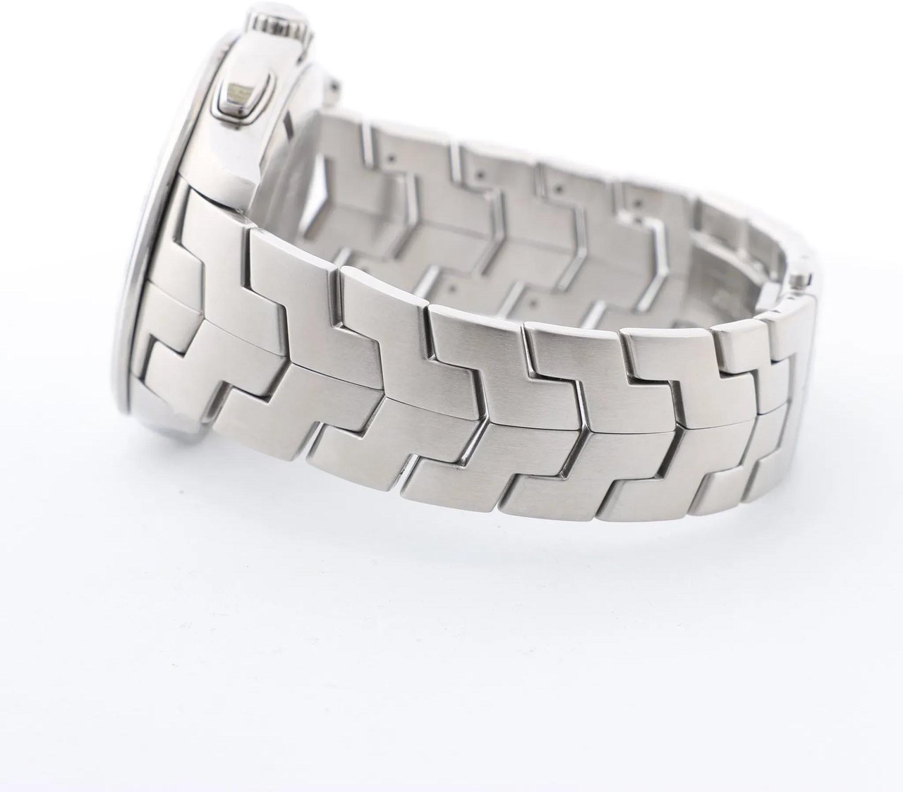 Tag Heuer TAG Heuer Link Calibre S CAT7010 RZP4293 SS AT Black Dial Watch Zwart