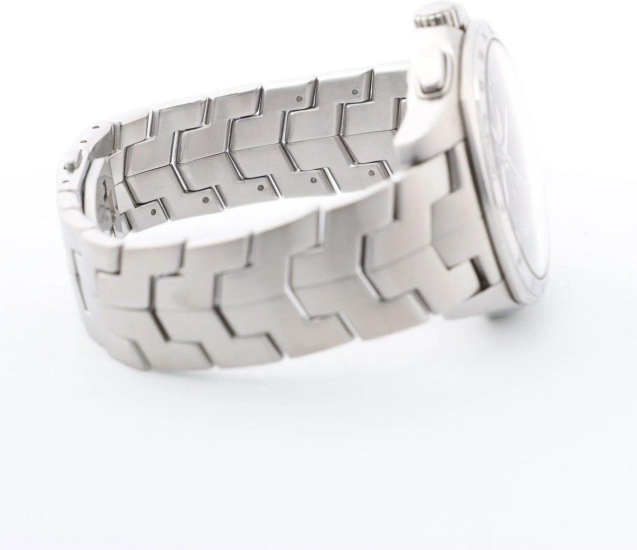 Tag Heuer TAG Heuer Link Calibre S CAT7010 RZP4293 SS AT Black Dial Watch Zwart