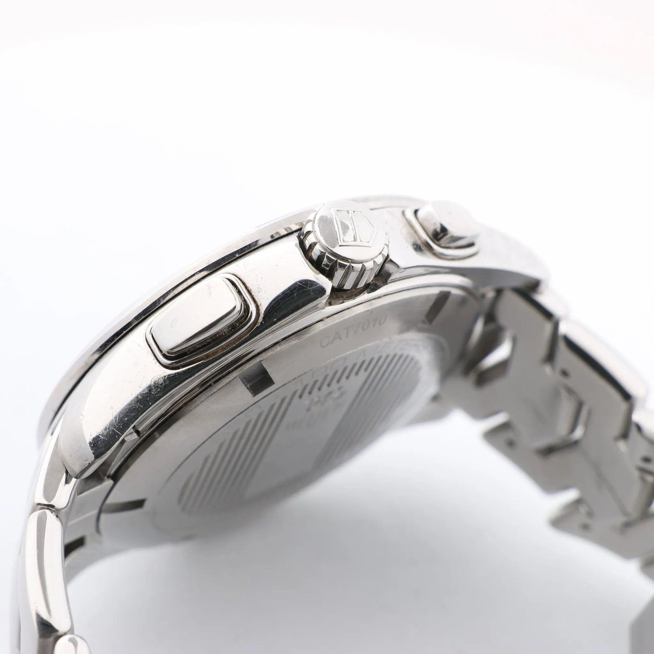 Tag Heuer TAG Heuer Link Calibre S CAT7010 RZP4293 SS AT Black Dial Watch Zwart