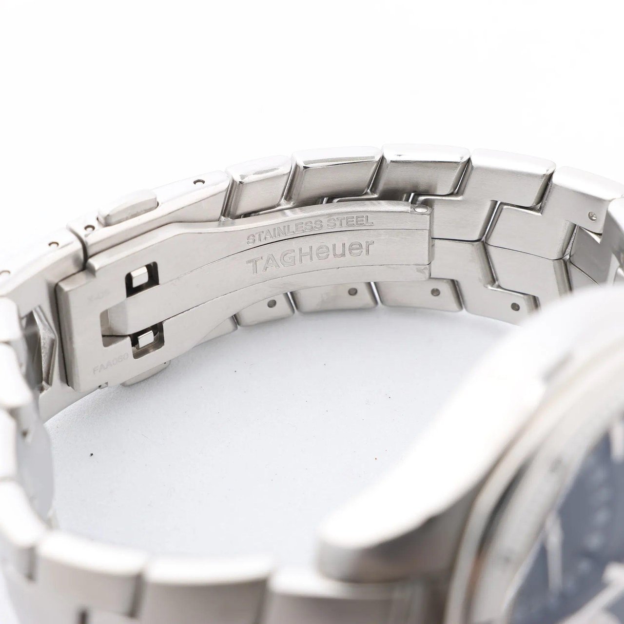 Tag Heuer TAG Heuer Link Calibre S CAT7010 RZP4293 SS AT Black Dial Watch Zwart